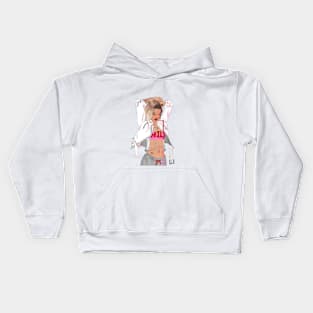 The Girl from Bay 25th St. Kids Hoodie